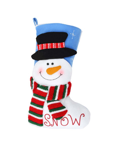 Botte de Noël personnage - Bonhomme de neige
