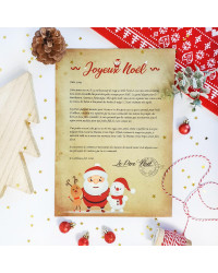 Lettre du Père Noël personnalisée avec enveloppe