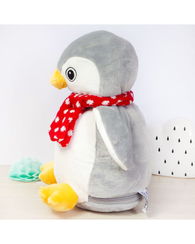 Peluche Snow le petit Pingouin personnalisée