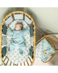 Couverture bébé Luxe Palmiers personnalisée