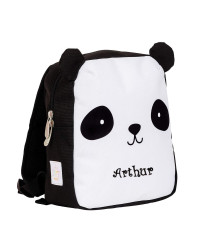 Petit sac à dos Panda noir et blanc personnalisé