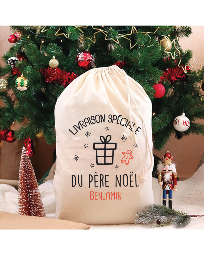 Hotte Noël personnalisable - Renne