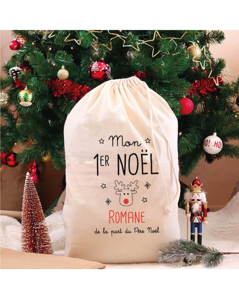 Hotte de Noël personnalisée noël express, hotte de noël XXL, hotte noë –  Cote-bonheur