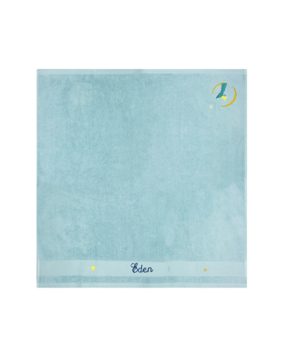 Serviette de bain Renard bleu personnalisée (100x100)