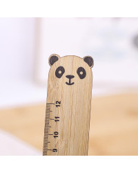 Règle personnalisée animaux en bambou - Petit Chat