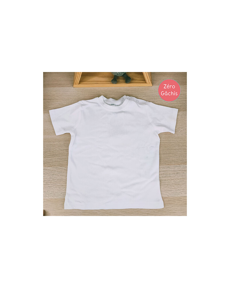 T-shirt blanc - Futur Grand Frère personnalisé