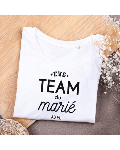 T-shirt EVG personnalisé homme - Team du marié