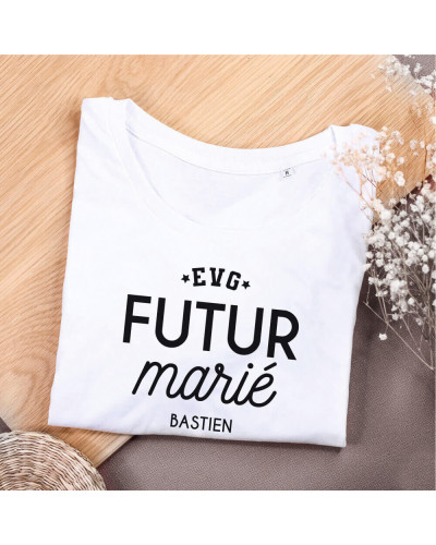 T-shirt EVG personnalisé homme - Futur Marié