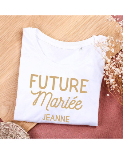 Tee shirt EVJF personnalisé femme - Future Mariée