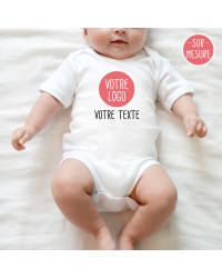 Body bébé personnalisé avec texte au choix