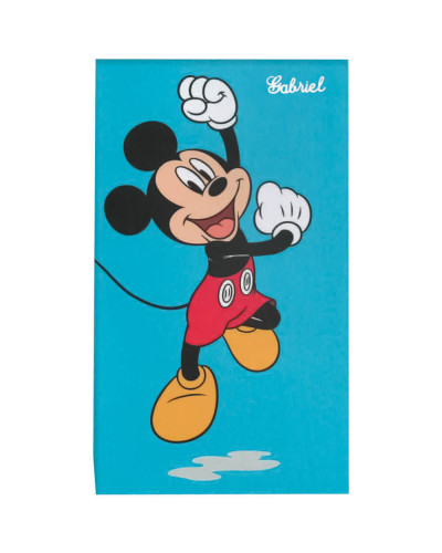 Drap de plage Disney personnalisé - Mickey Blue