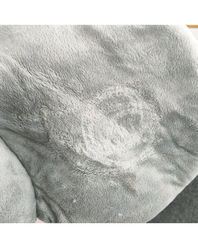 Grosse peluche Éléphant gris personnalisée