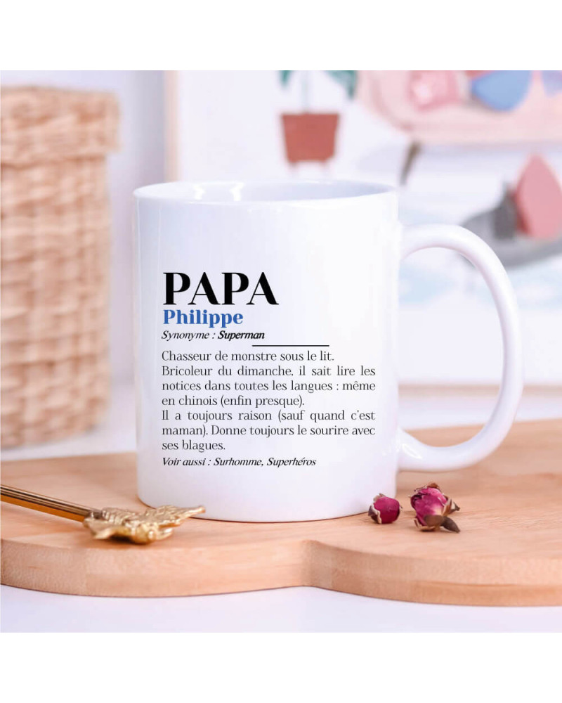 Mug personnalisé - anniversaire Papa