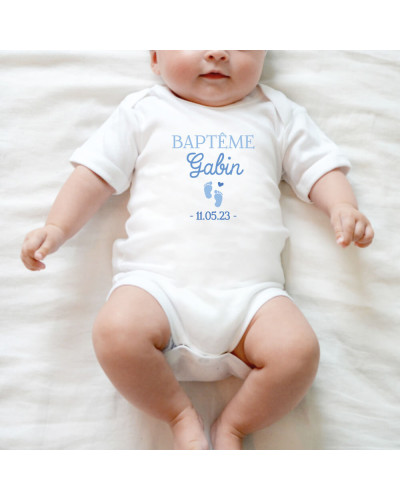 Body bébé baptême personnalisé - Tendre bébé