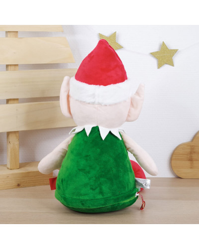 Peluche Elfe de Noël personnalisée